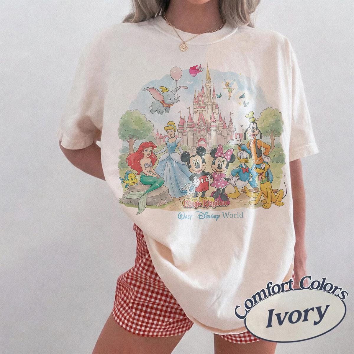 Retro Walt Disney World — Bella+Canvas Tee fan art by Snagva
