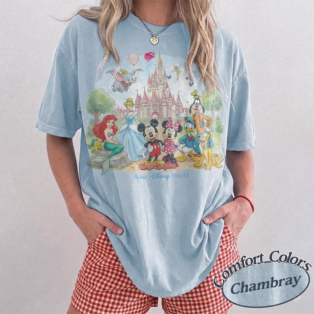 Retro Walt Disney World — Bella+Canvas Tee fan art by Snagva (2)