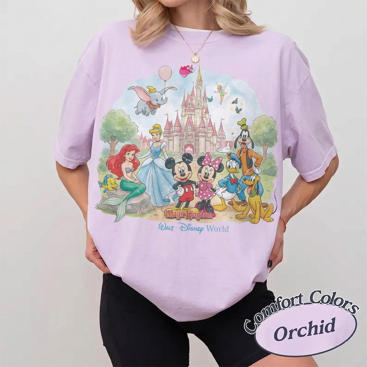 Retro Walt Disney World — Bella+Canvas Tee fan art by Snagva (3)