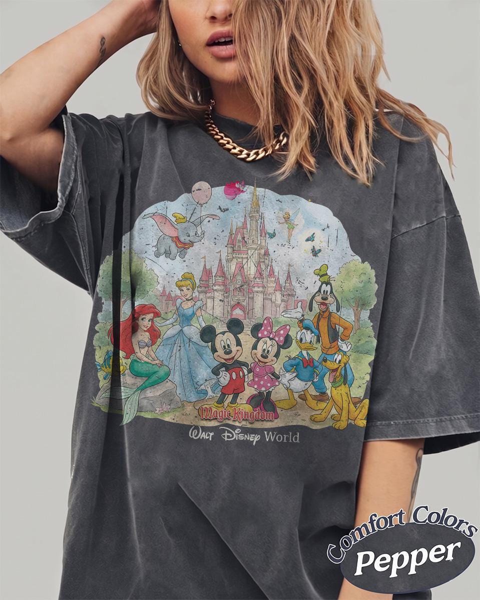 Retro Walt Disney World — Gildan Sweatshirt fan art by Snagva (4)