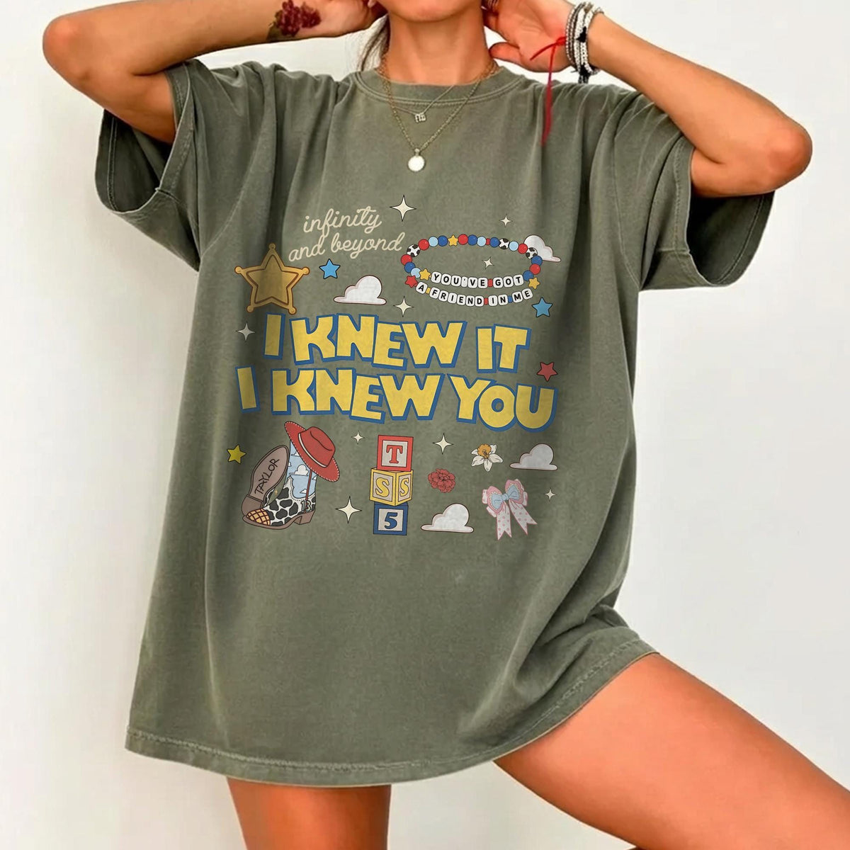 Retro I Knew It You — Bella+Canvas Tee fan art by Snagva (4)