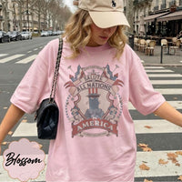 Comfort Colors A Salute To All Nations Mostly America — Bella+Canvas Tee fan art by Snagva (4)