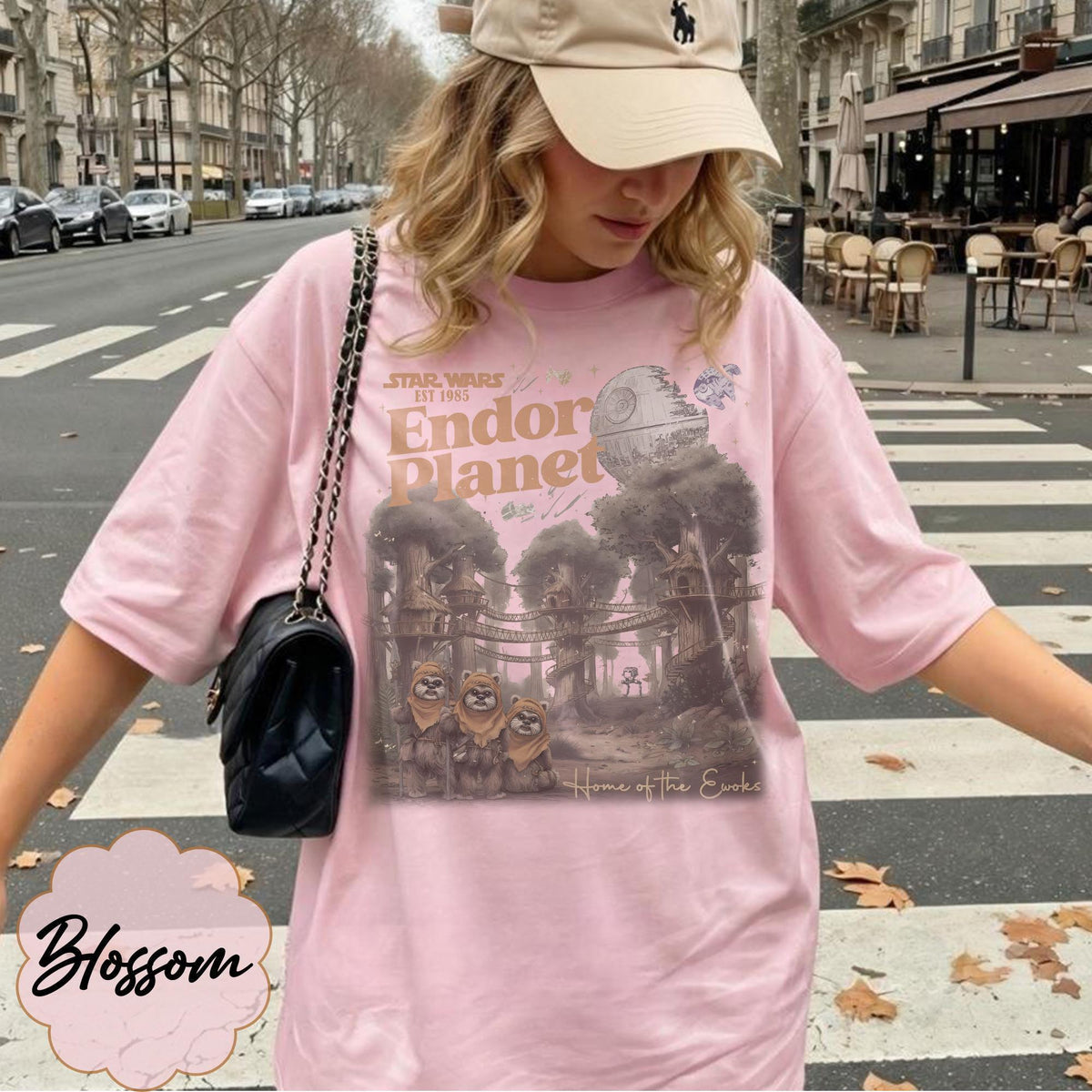 Retro Star Wars Endor Ewok Planet — Comfort Colors Tee fan art by Snagva (4)