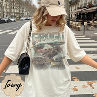 Retro Disney Star Wars Grogu Comfort Colors — Gildan Sweatshirt fan art by Snagva (4)