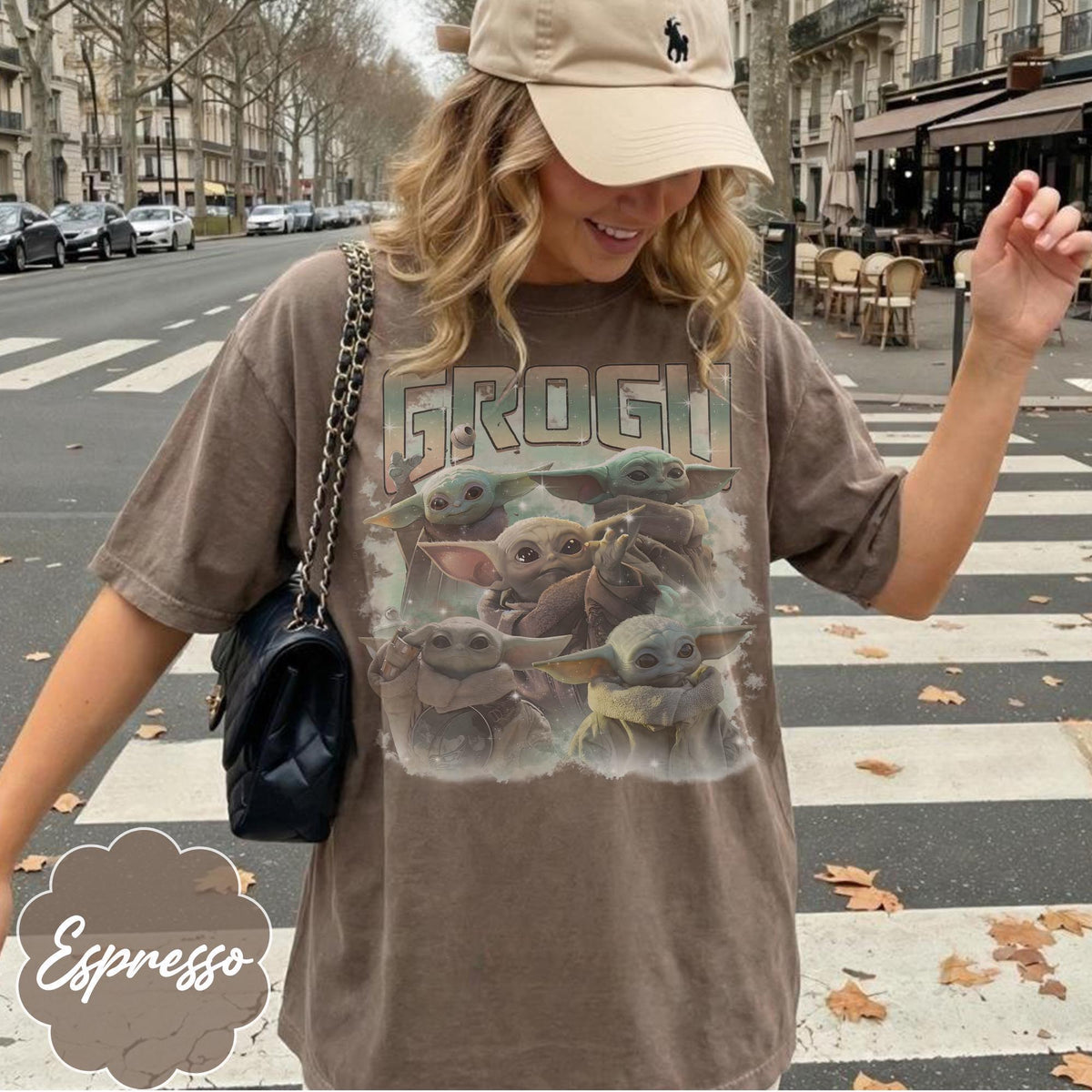 Retro Disney Star Wars Grogu Comfort Colors — Comfort Colors Tee fan art by Snagva (5)
