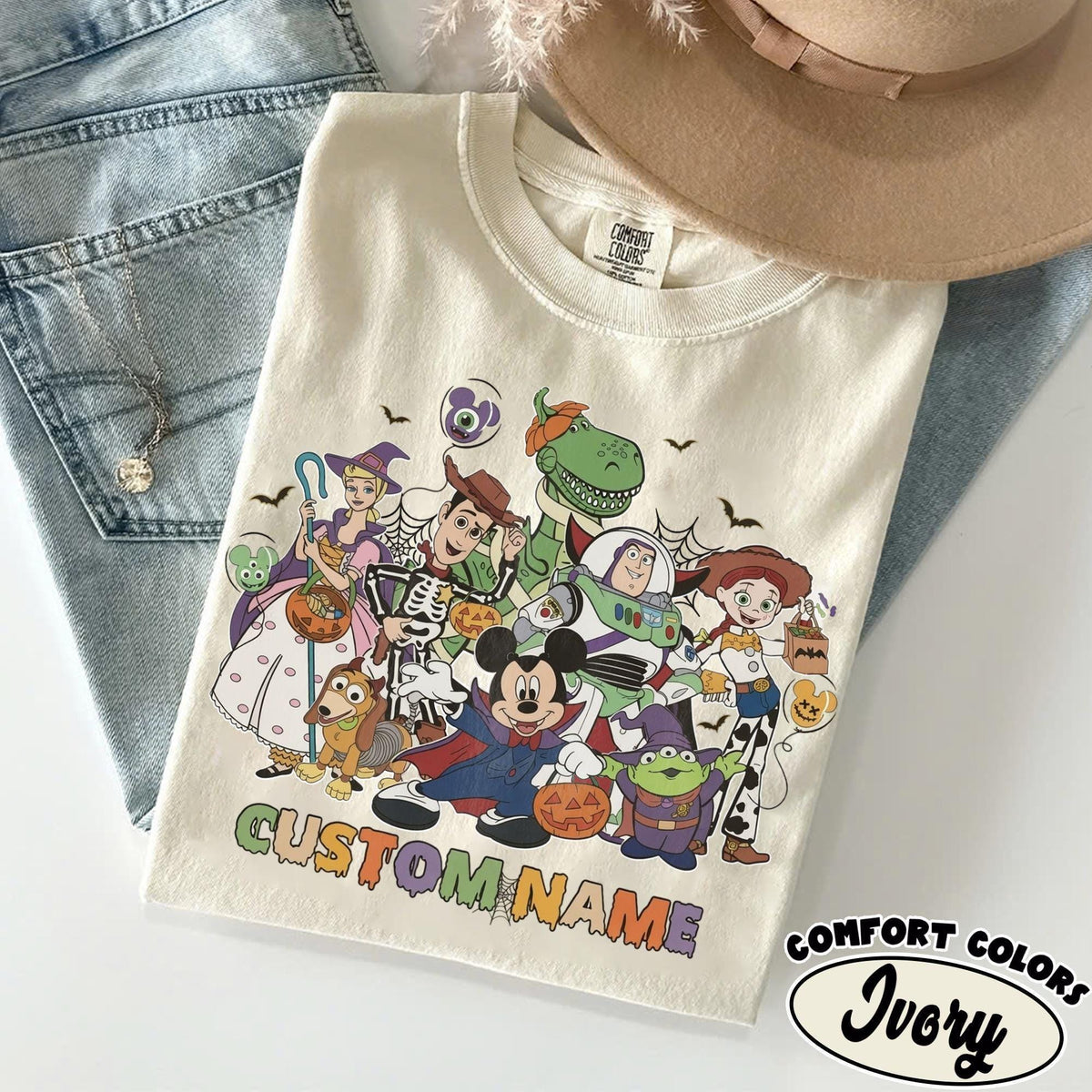 Custom Disney Pixar Halloween — Gildan Sweatshirt fan art by Snagva (2)
