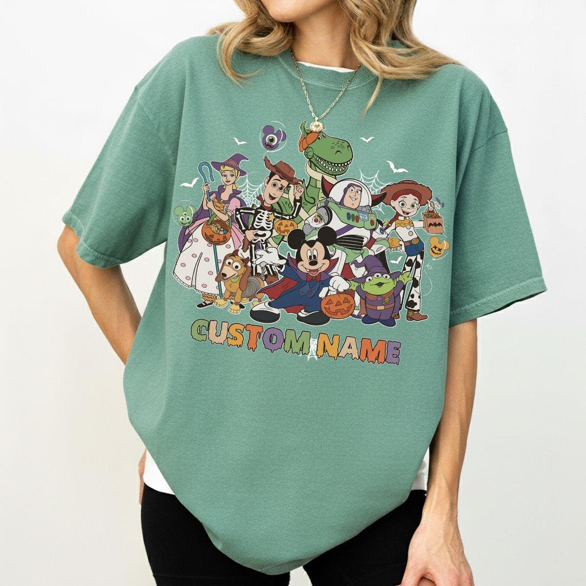 Custom Disney Pixar Halloween — Gildan Hoodie fan art by Snagva (6)