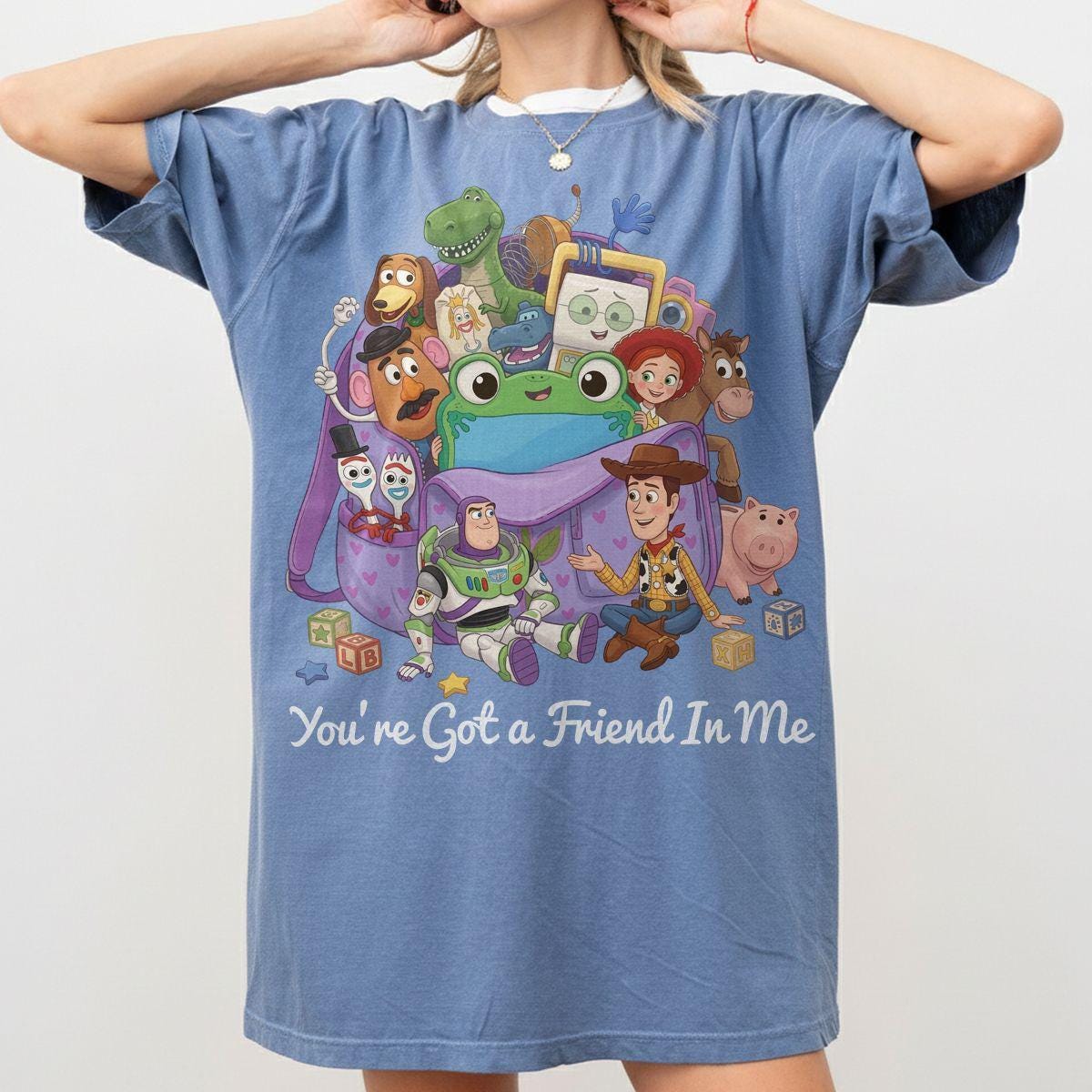 Toy Story Characters — Bella+Canvas Tee fan art by Snagva (5)