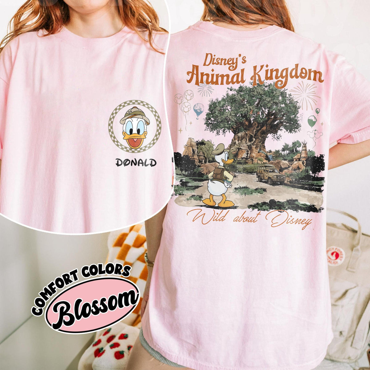 2-Sided Comfort Colors Disney Animal Kingdom Safari Shirts — Gildan Sweatshirt fan art by Snagva (2)