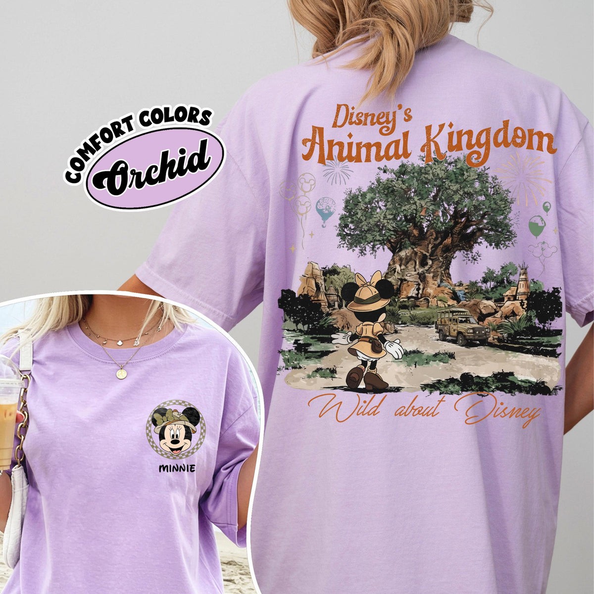 2-Sided Comfort Colors Disney Animal Kingdom Safari Shirts — Gildan Sweatshirt fan art by Snagva (5)