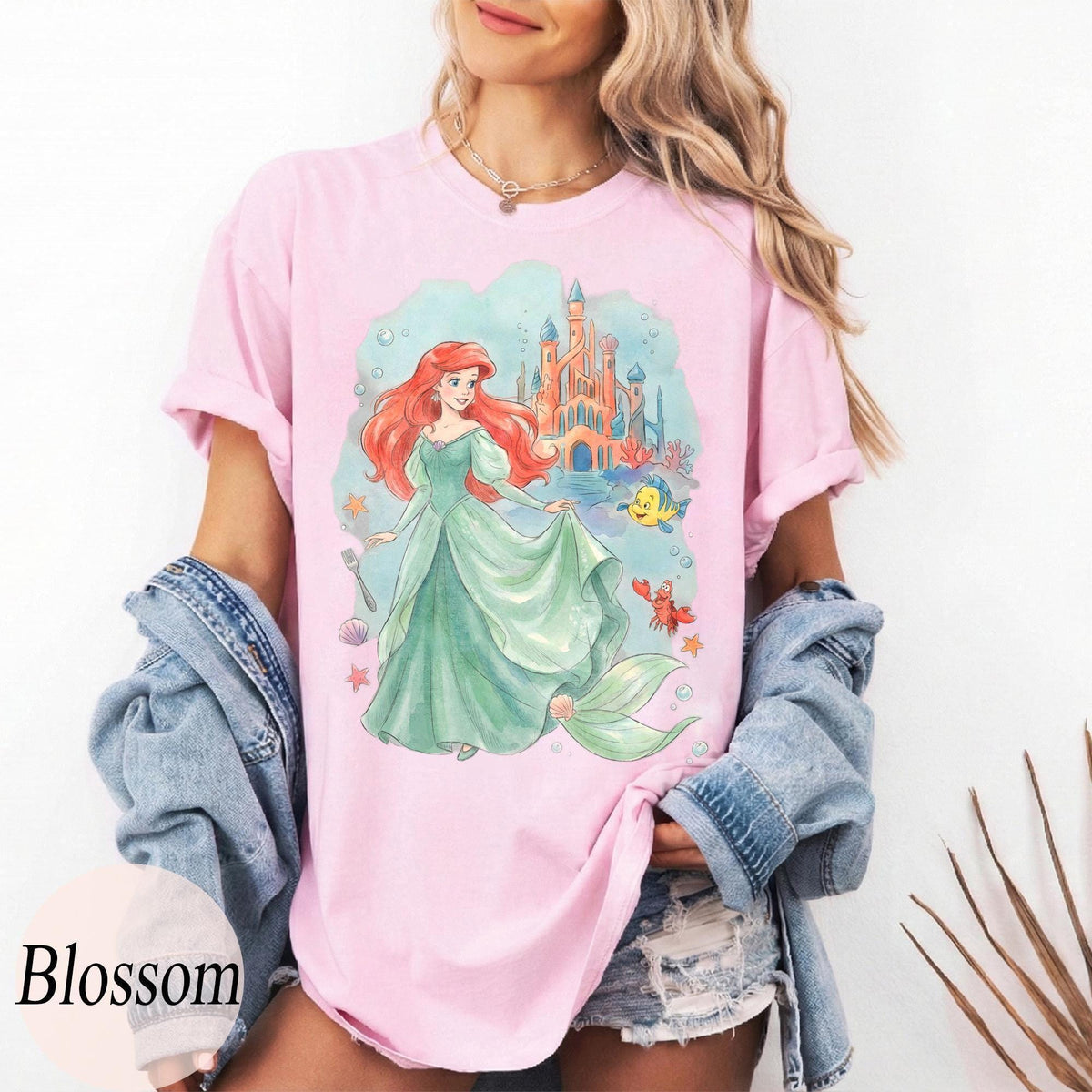 Retro Disney Princess Coquette Bow — Gildan Sweatshirt fan art by Snagva (6)