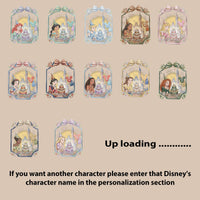 2 Side Personalized Name Age Disney Princess Birthday — Comfort Colors Tee fan art by Snagva (2)