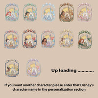 2 Side Personalized Name Age Disney Princess Birthday — Gildan Sweatshirt fan art by Snagva (2)