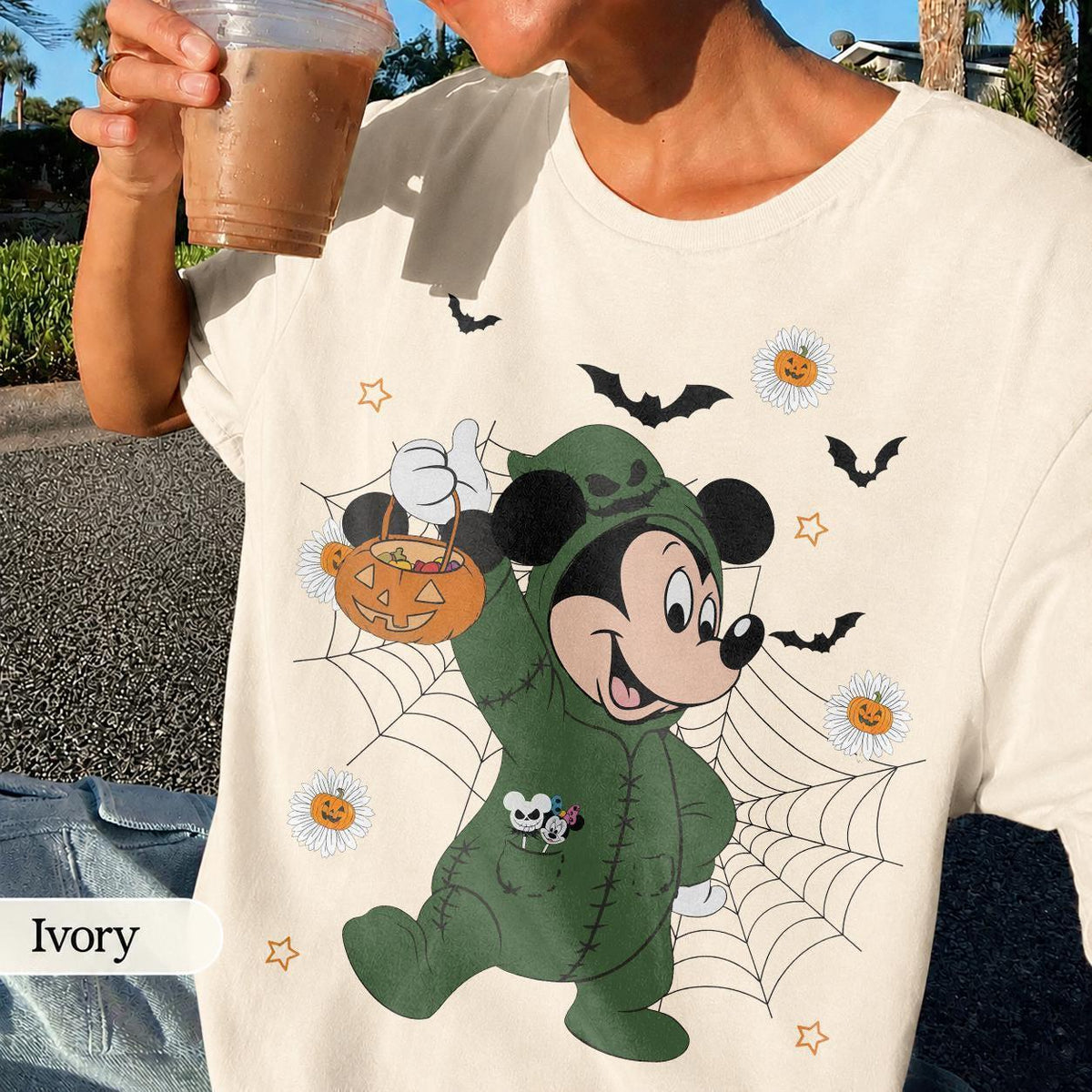 Retro Comfort Colors Mickey & Friends Costume Oogie Boogie B — Bella+Canvas Tee fan art by Snagva (5)