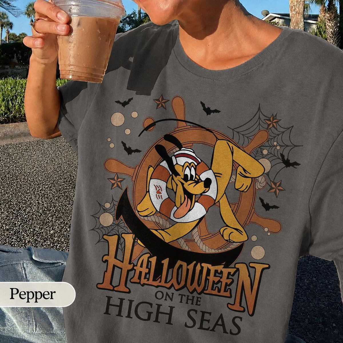 Halloween On The High Seas Comfort Colors — Bella+Canvas Tee fan art by Snagva (4)
