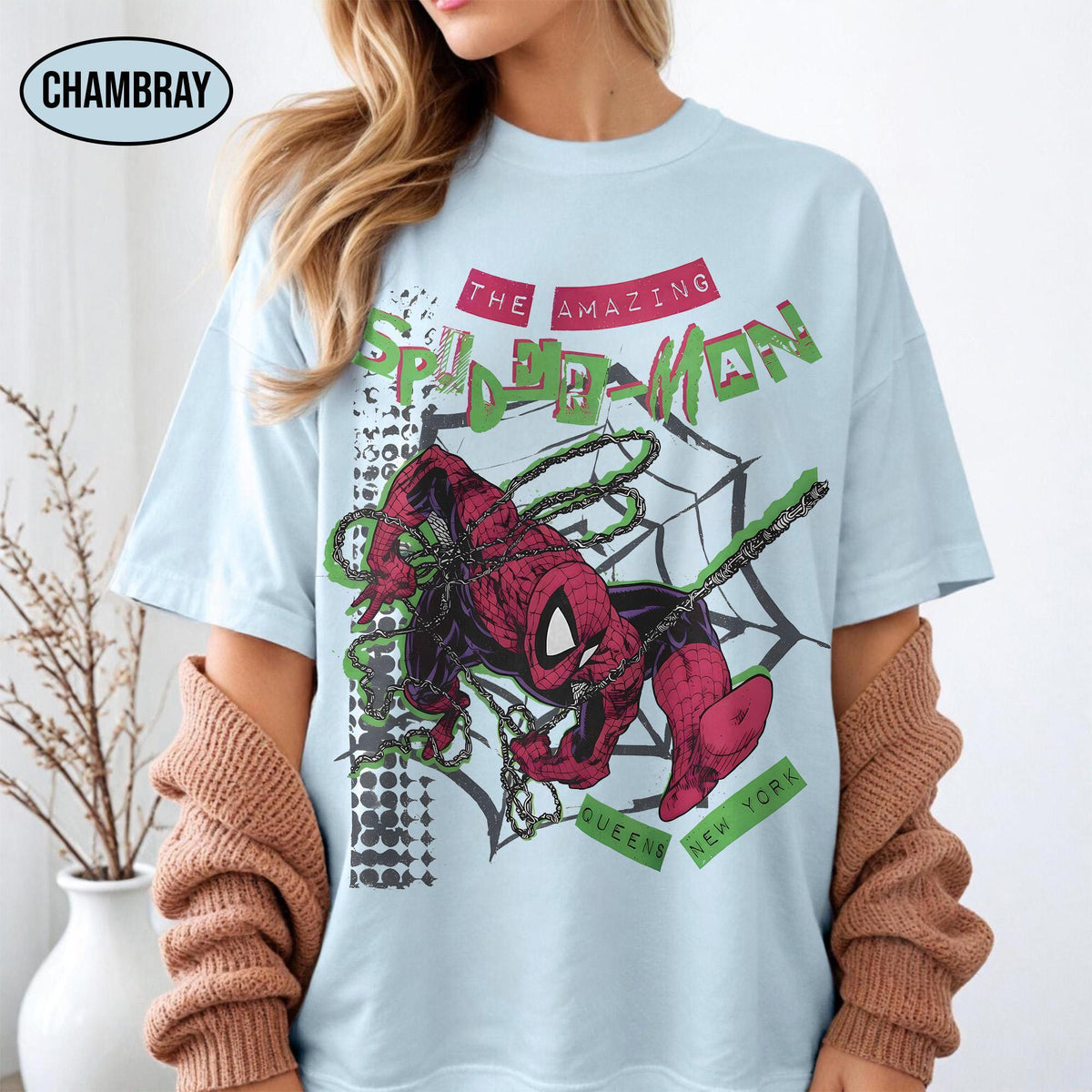 Retro Amazing Spider-Man Comfort Colors — Bella+Canvas Tee fan art by Snagva (4)