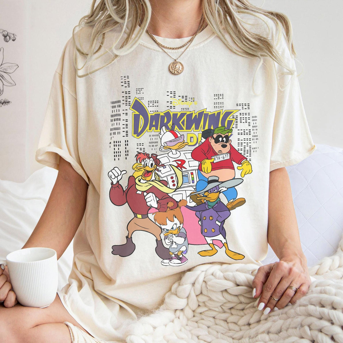 Retro Disney Darkwing Duck — Gildan Sweatshirt fan art by Snagva