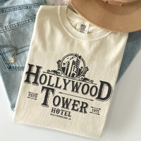 Retro Hollywood Tower Hotel — Gildan Hoodie fan art by Snagva (2)