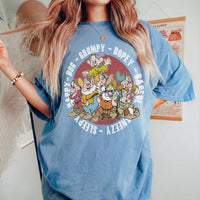 Retro 90s Retro Disney Snow White and the Seven Dwarfs — Gildan Hoodie fan art by Snagva (4)
