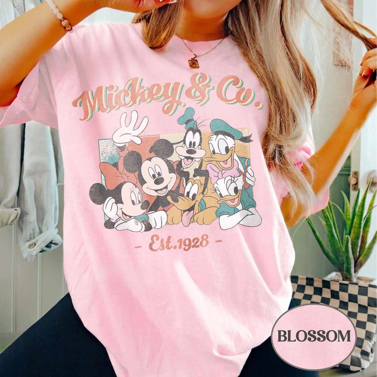 Comfort Colors® Retro Mickey & Co Est 1928 — Bella+Canvas Tee fan art by Snagva (3)