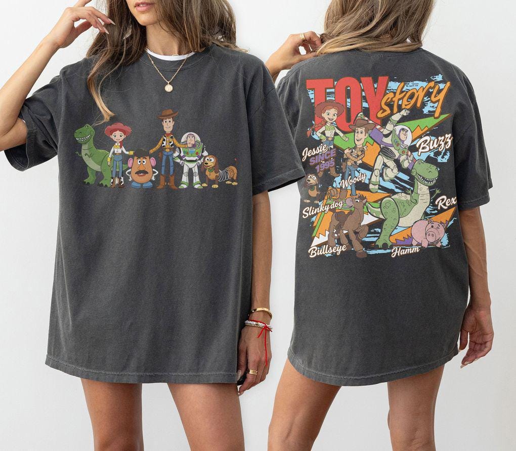 Toy Story 1995 Retro Comfort Colors — Gildan Sweatshirt fan art by Snagva (3)