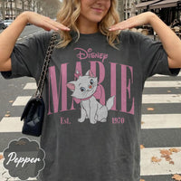 Retro Marie Aristocats Comfort Colors — Bella+Canvas Tee fan art by Snagva (4)