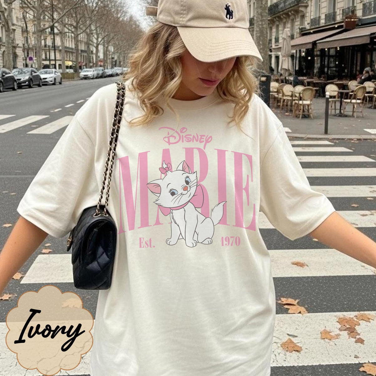 Retro Marie Aristocats Comfort Colors — Bella+Canvas Tee fan art by Snagva (5)