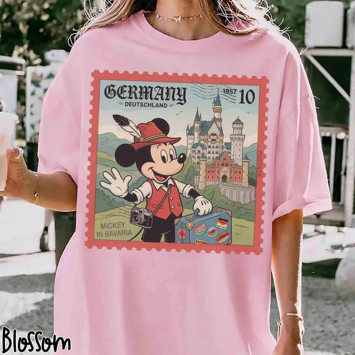 Retro Disney Mickey Mouse Epcot World Showcase — Bella+Canvas Tee fan art by Snagva (6)