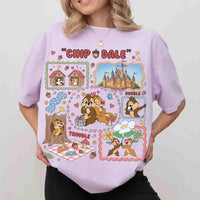 Disney Chip And Dale Double Trouble Comfort Color — Bella+Canvas Tee fan art by Snagva (3)