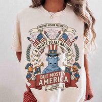 Muppet Sam Eagle Patriotic July 4th — Bella+Canvas Tee fan art by Snagva (3)