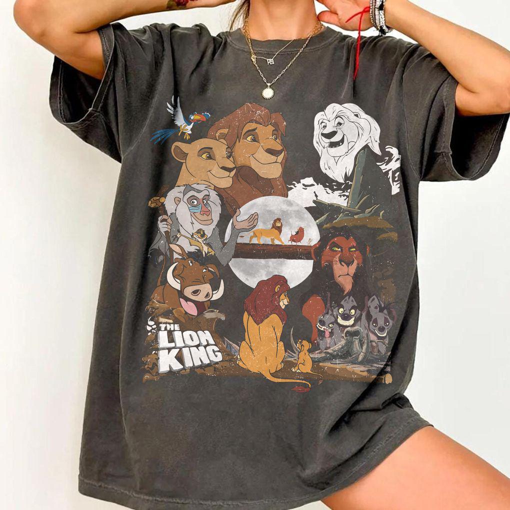 Retro Lion King — Gildan Sweatshirt fan art by Snagva (2)
