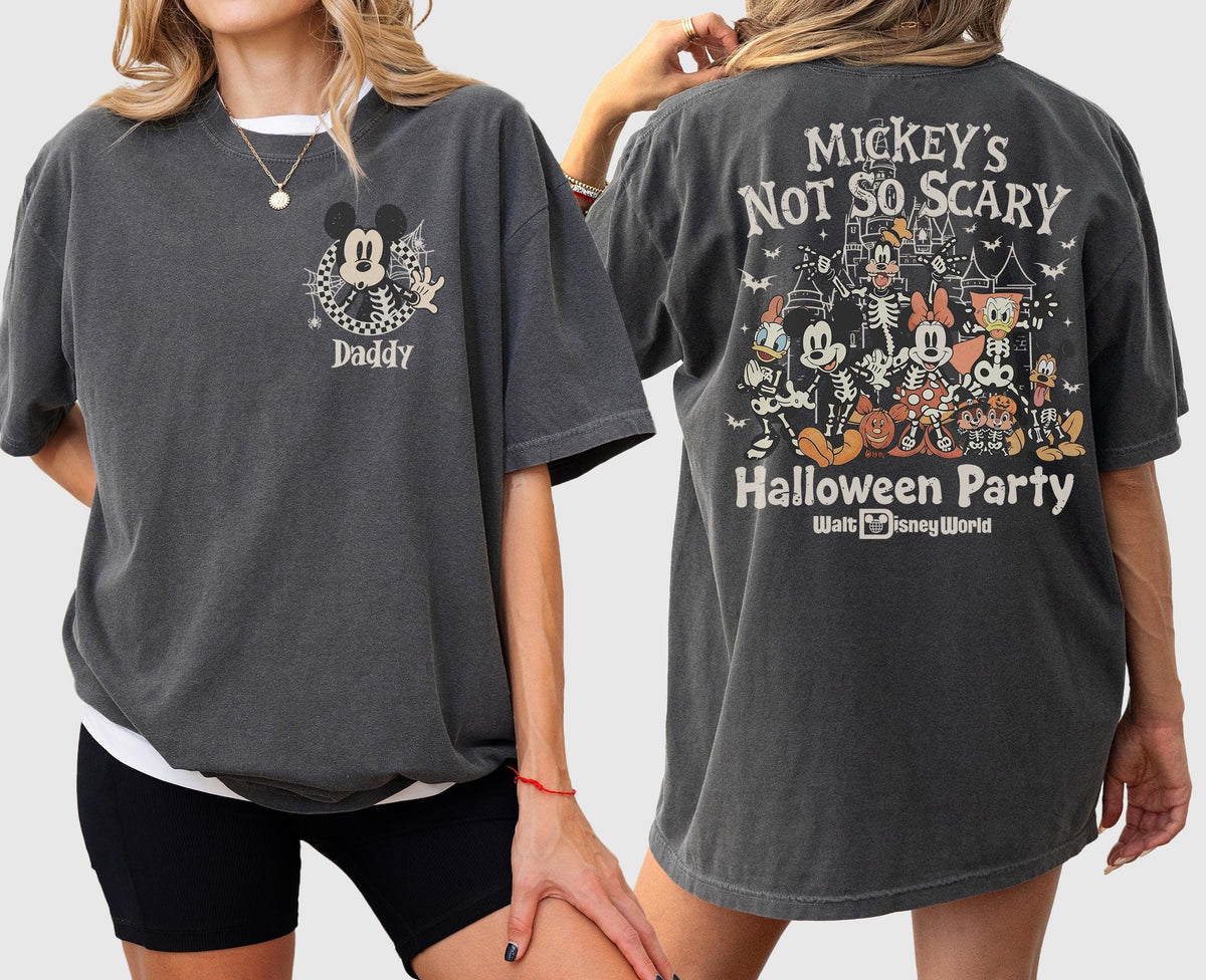 Custom Comfort Colors Mickey's Not So Scary Halloween Party  — Comfort Colors Tee fan art by Snagva (4)