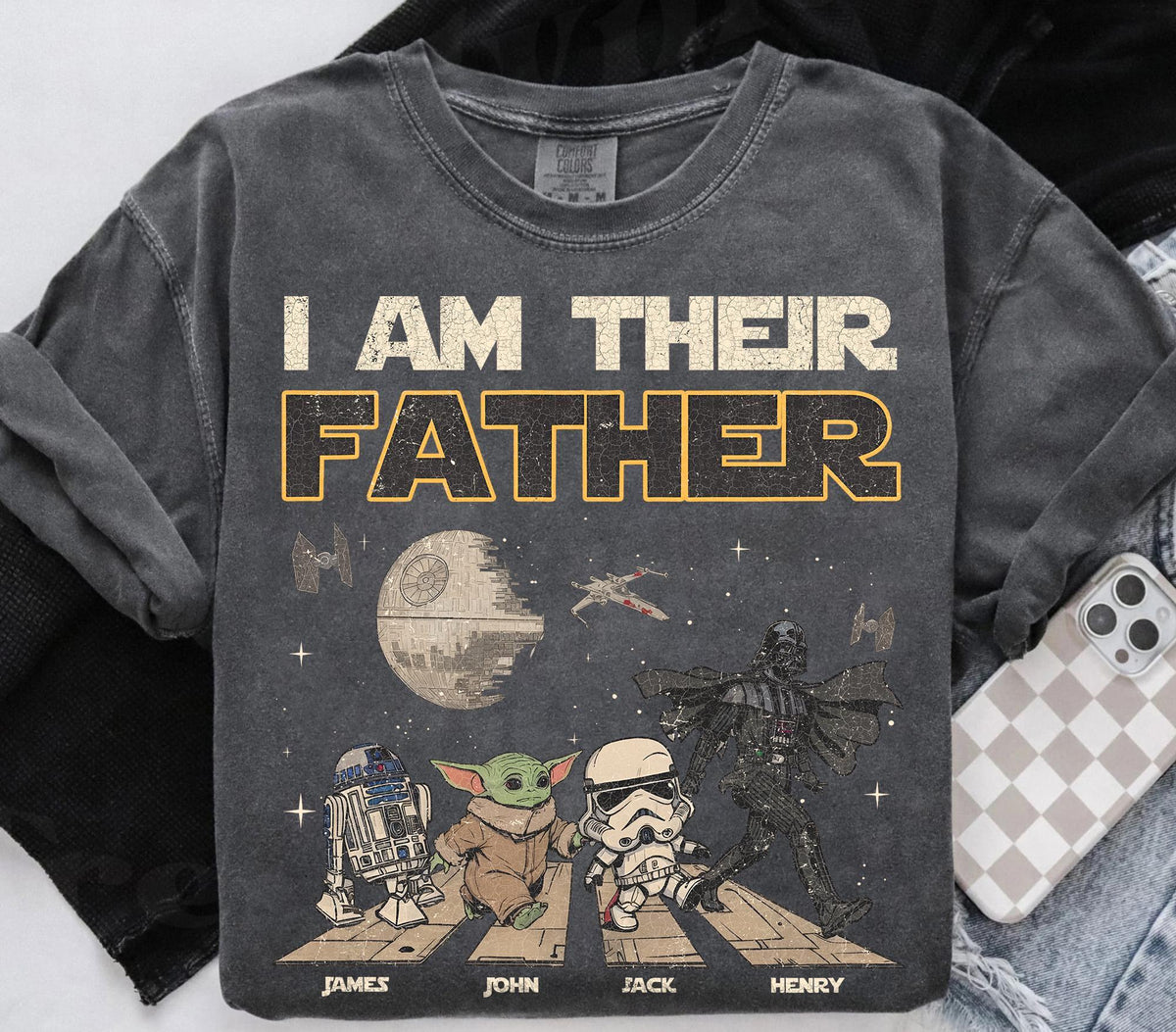 Personalized I Am Their Father — Comfort Colors Tee fan art by Snagva (4)