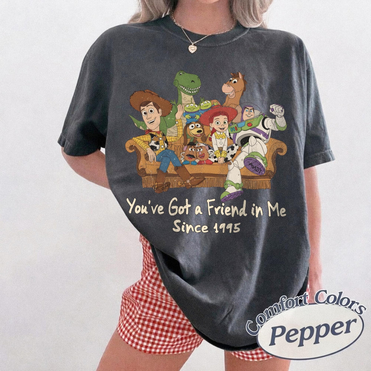 Retro Toy Story Friends — Comfort Colors Tee fan art by Snagva (2)