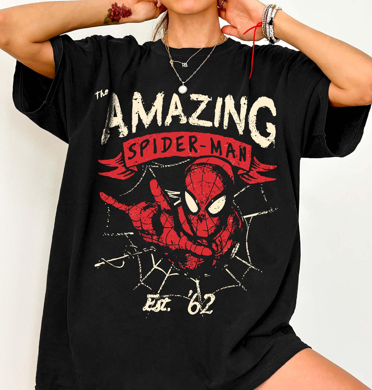 Retro Disney The Amazing Spider Man — Comfort Colors Tee fan art by Snagva
