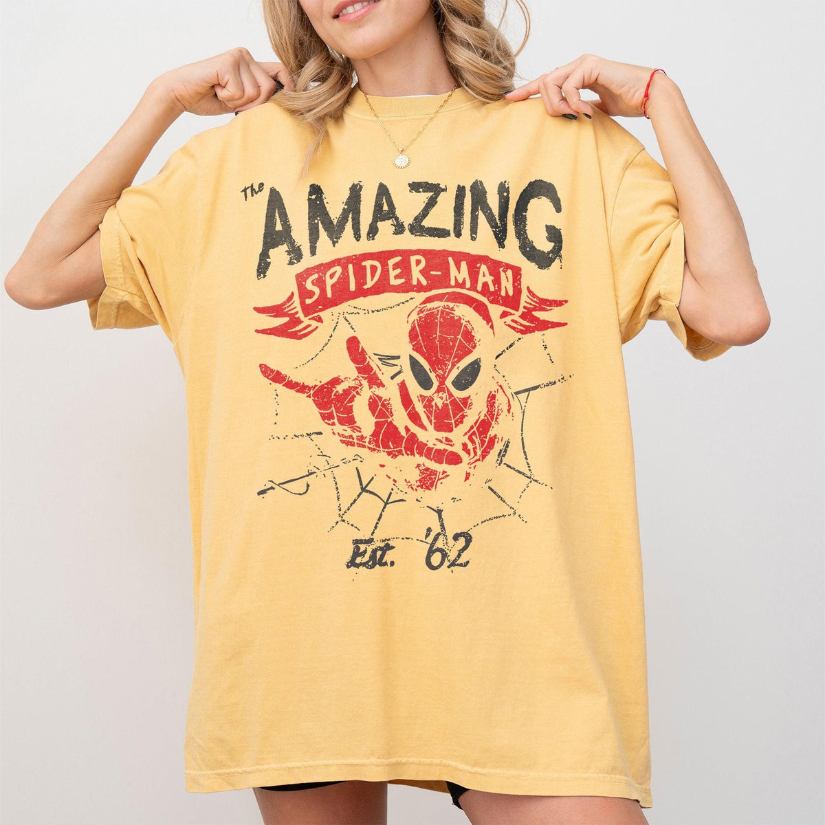 Retro Disney The Amazing Spider Man — Bella+Canvas Tee fan art by Snagva (4)