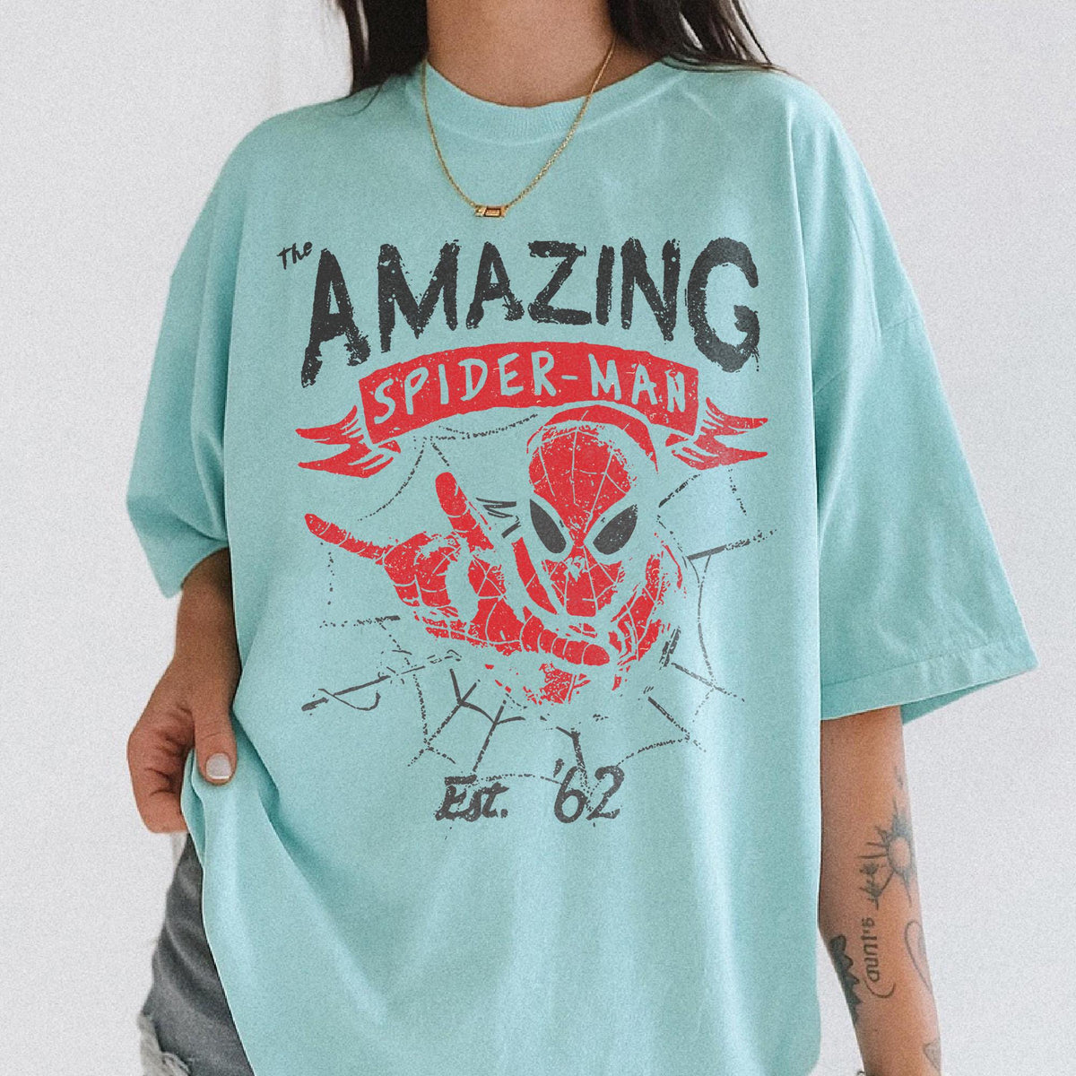 Retro Disney The Amazing Spider Man — Gildan Hoodie fan art by Snagva (5)