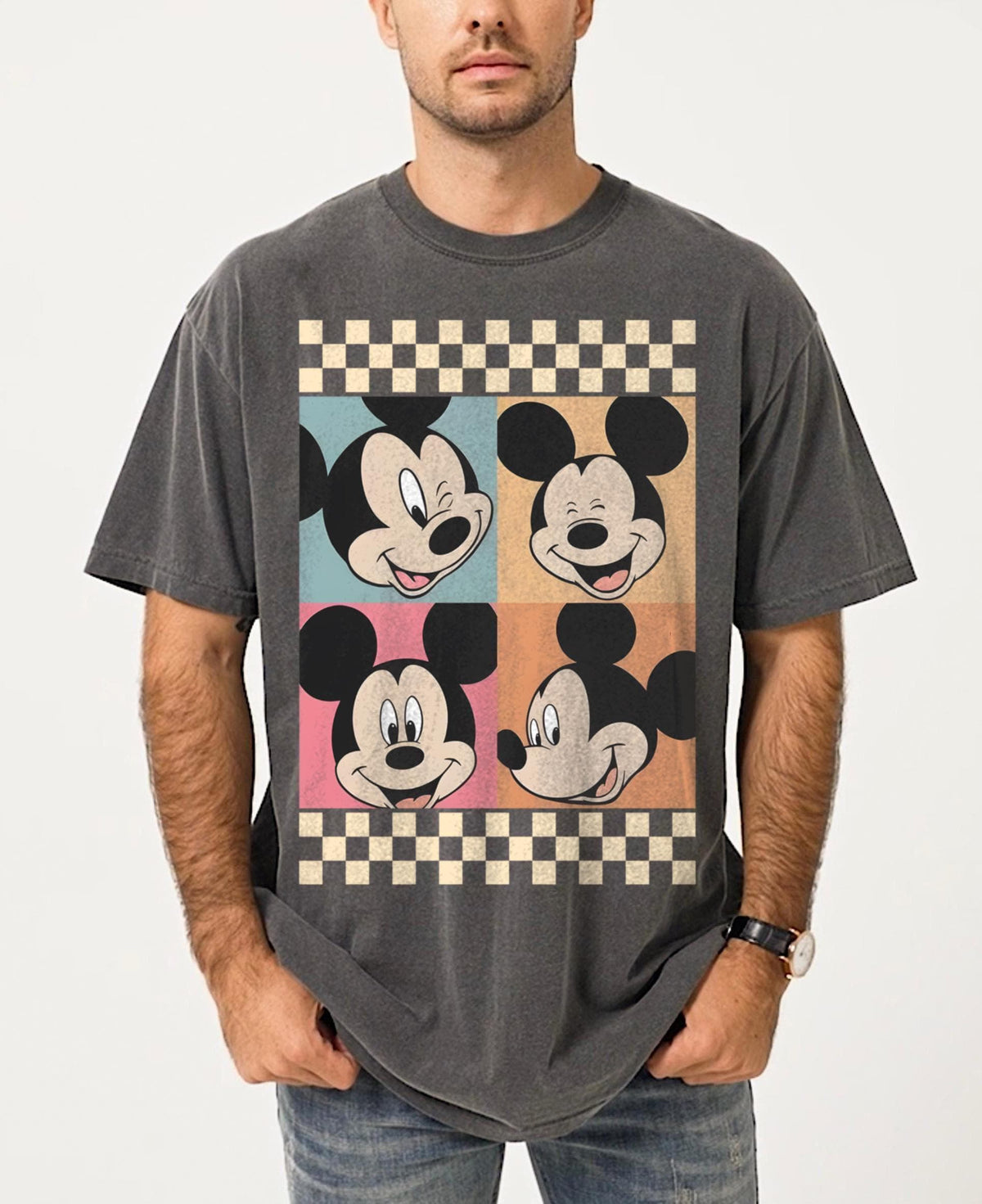 Retro Mickey And Minnie Comfort — Comfort Colors Tee fan art by Snagva (2)