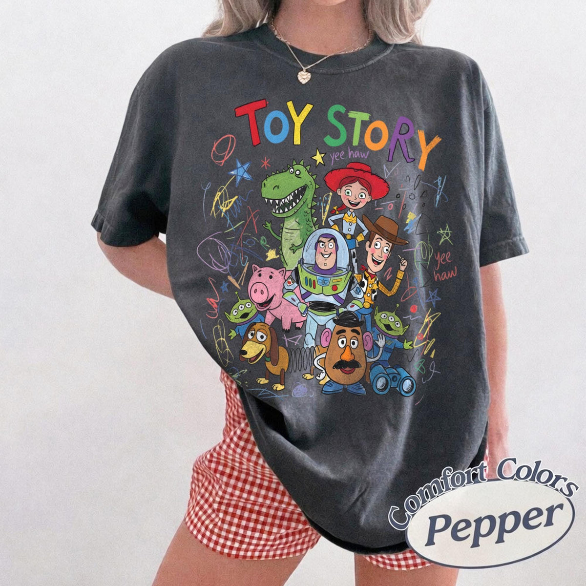 Toy Story Comfort Colors — Gildan Hoodie fan art by Snagva (3)