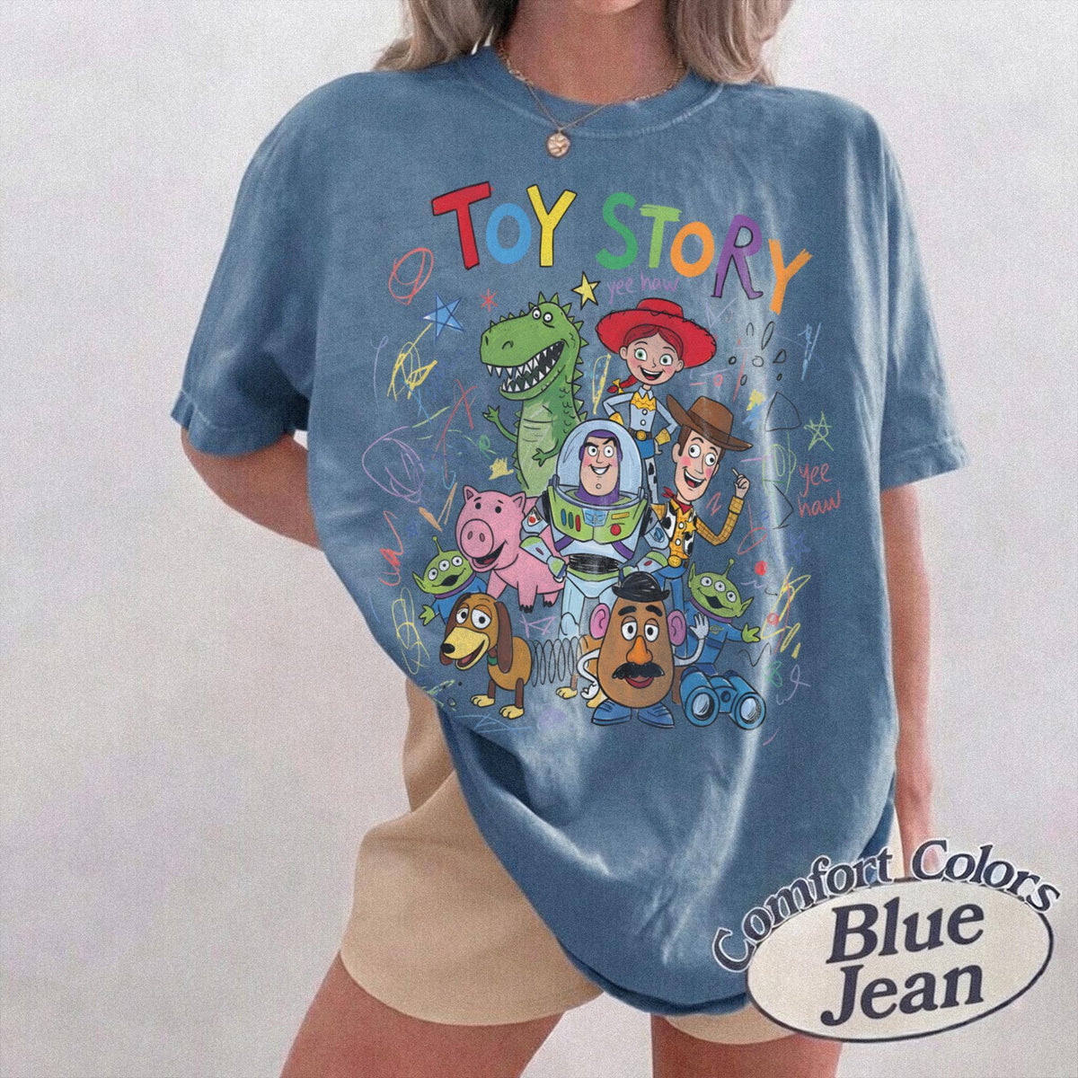 Toy Story Comfort Colors — Gildan Hoodie fan art by Snagva (4)