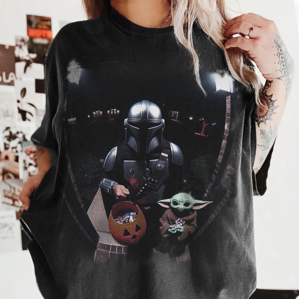 Retro Star Wars Halloween — Bella+Canvas Tee fan art by Snagva (3)