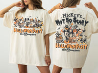 Retro Mickey's Not So Scary Halloween Party 2026 Skeleton Co — Gildan Hoodie fan art by Snagva