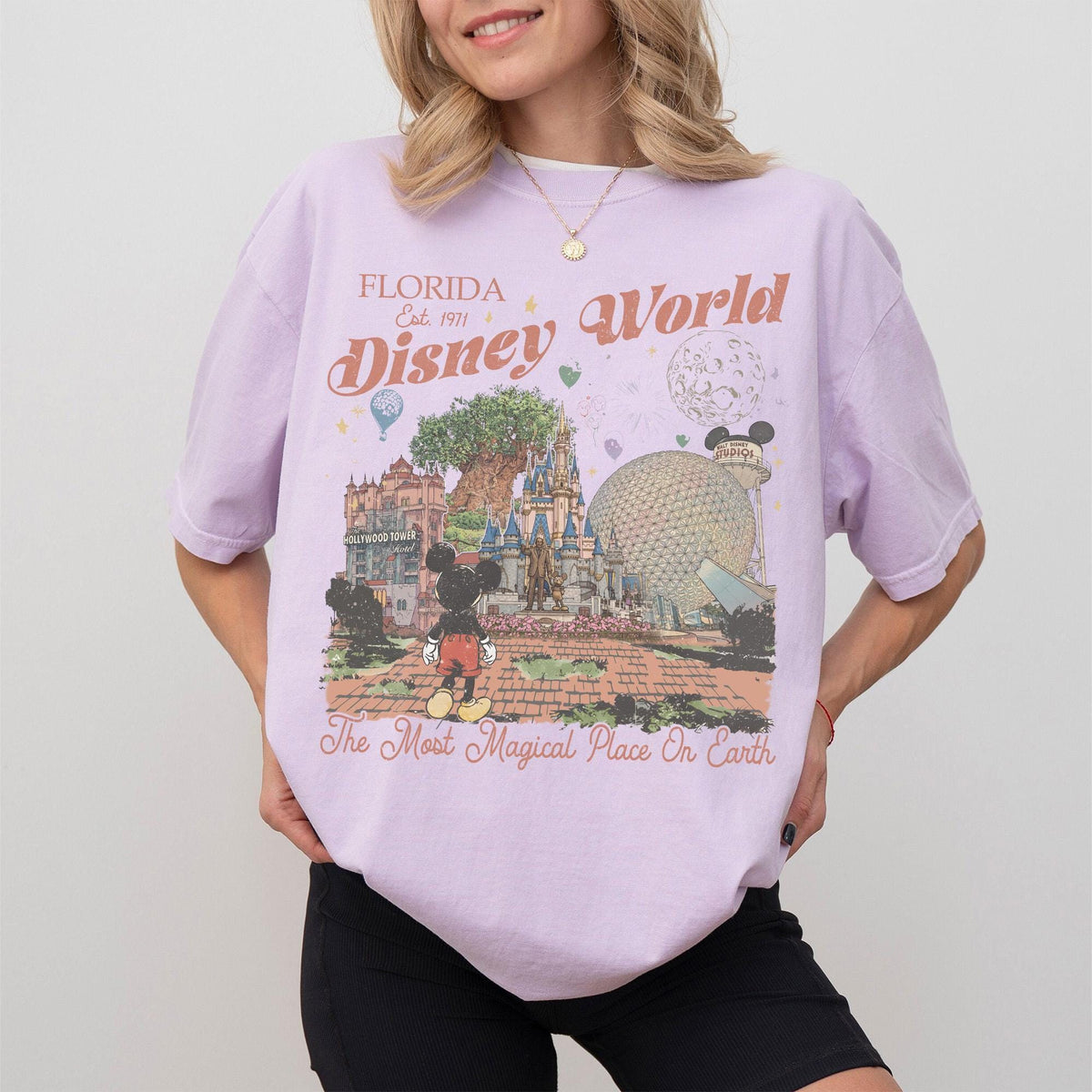 Retro Mickey Disneyworld Comfort Colors — Comfort Colors Tee fan art by Snagva (8)