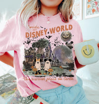 Retro Mickey Ghost Halloween Comfort Colors — Bella+Canvas Tee fan art by Snagva (3)