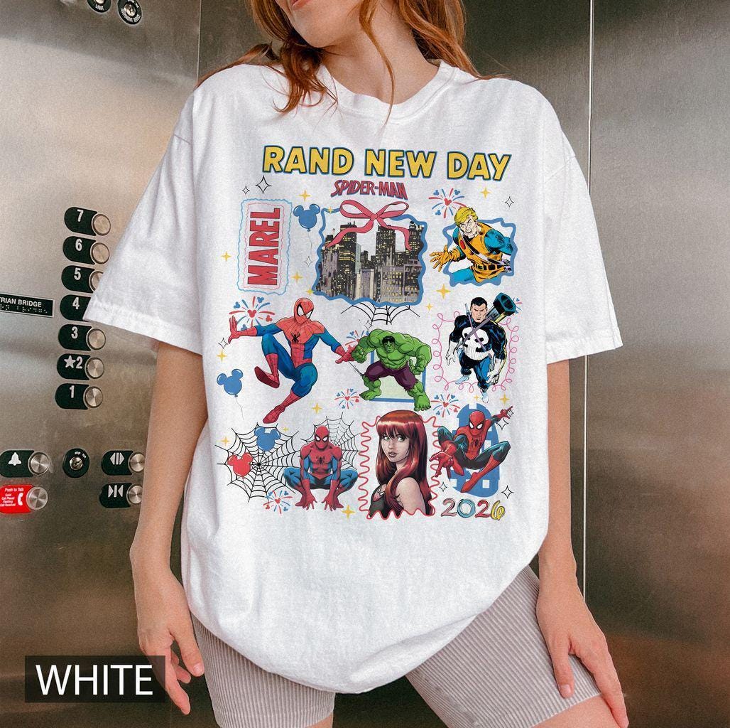 Retro Spider-Man Brand New Day Comfort Colors — Bella+Canvas Tee fan art by Snagva (3)