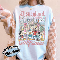 Retro Disneyland California Comfort Colors — Comfort Colors Tee fan art by Snagva (4)