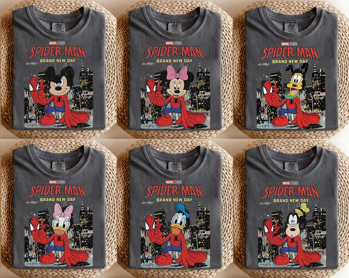 Personalized Retro Disney Spider-Man Brand New Day — Gildan Sweatshirt fan art by Snagva