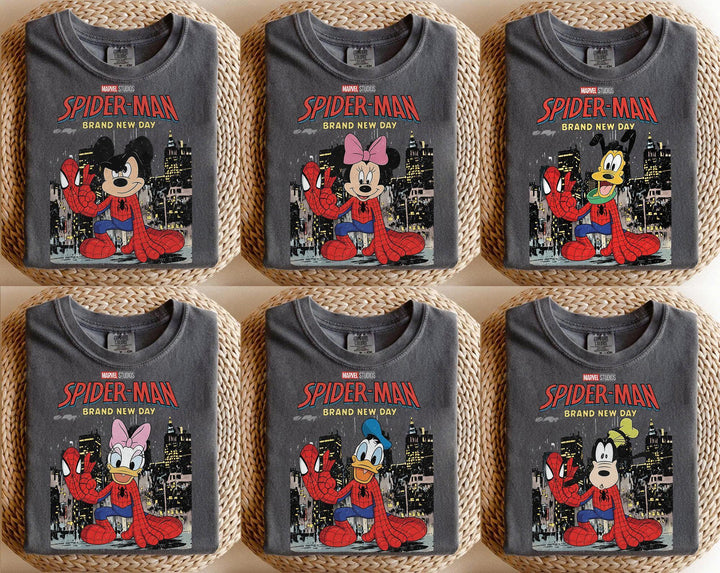 Personalized Retro Disney Spider-Man Brand New Day — Gildan Hoodie fan art by Snagva
