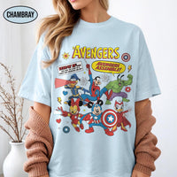 Comfort Colors What If Mickey & Friends Marvel Avengers — Gildan Sweatshirt fan art by Snagva (4)