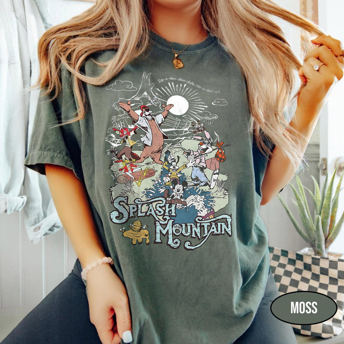 Comfort Colors Retro Splash Mountain — Comfort Colors Tee fan art by Snagva (3)